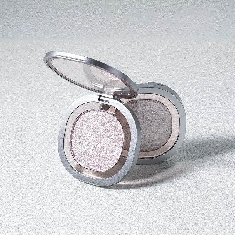 Hot-Selling High-Gloss Face Brightening Glitter Fine Glitter Pearlescent Silkworm Contouring Blush Eye Shadow All-In-One Palette