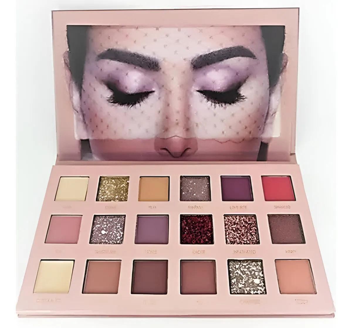 Paleta De Sombras Nude 18 Tonos Maquillaje Incluye Espejo Color