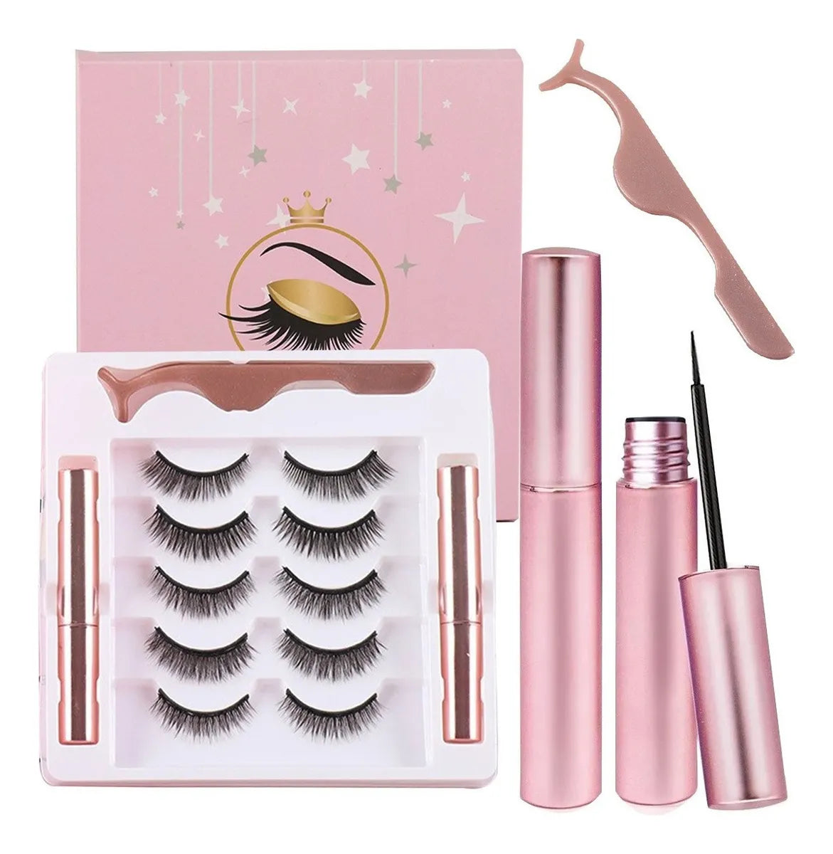 Extensiones De Pestañas Kit Quanna PD5-2 Negro