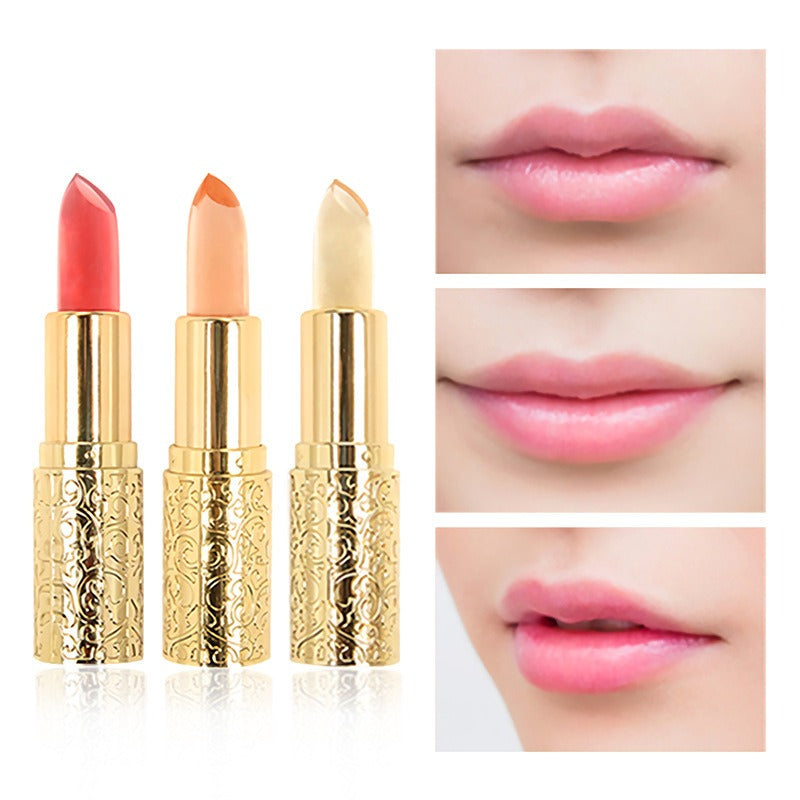 temperature-changing jelly lipstick moisturizing non-stick cup color-changing lipstick for pregnant women universal lip moisturizing