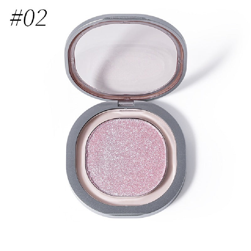 Hot-Selling High-Gloss Face Brightening Glitter Fine Glitter Pearlescent Silkworm Contouring Blush Eye Shadow All-In-One Palette