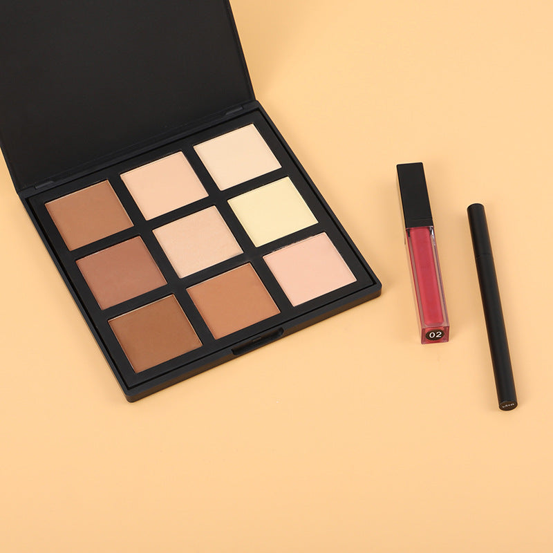 New 9-color Contouring Palette, Delicate and Compliant Contour Contouring Powder