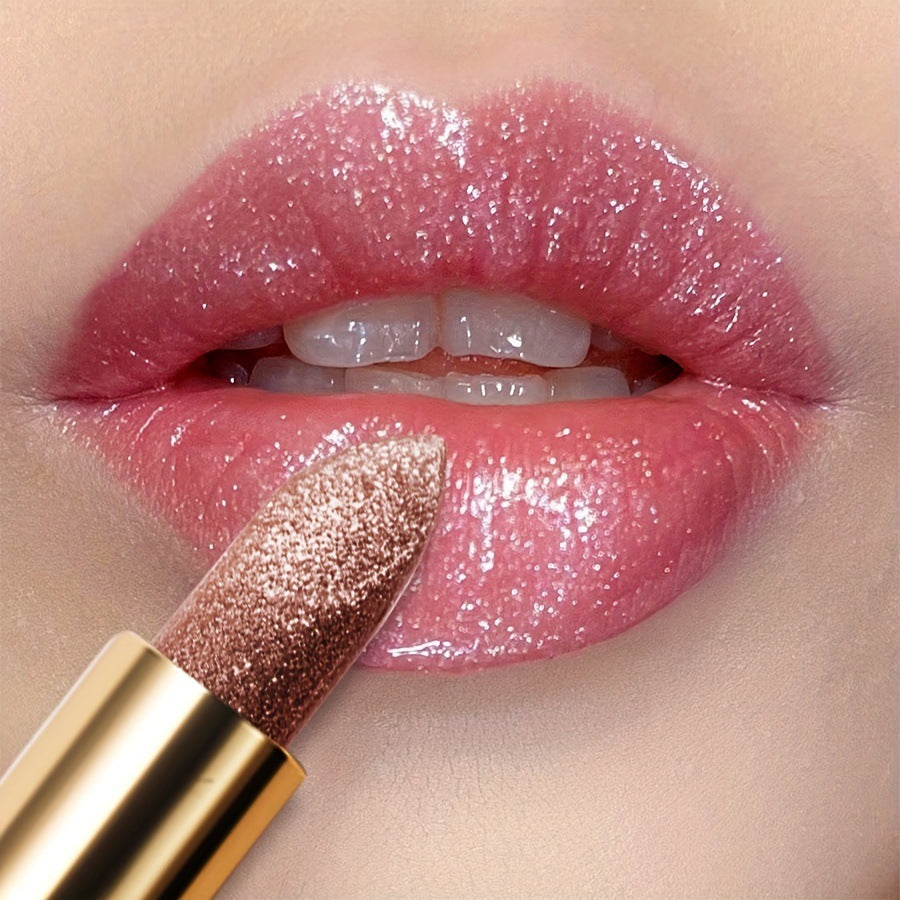 Waterproof Long-Lasting Moisturizing Glitter Lipstick