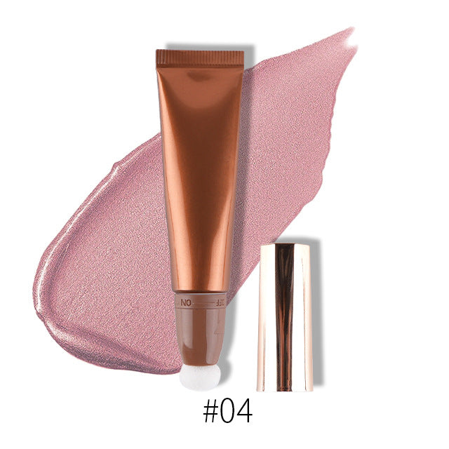 liquid highlight big brand CT same Style 6 colors optional multi-functional makeup pen Pearl fine flash