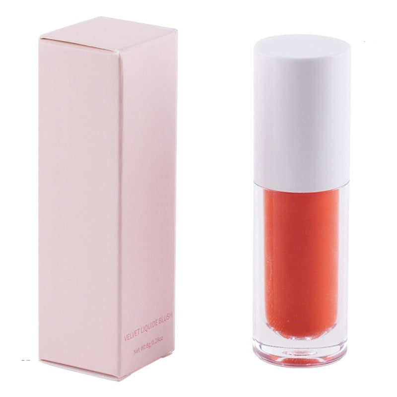 liquid blush monochrome matte cream rouge natural durable small milk tube lip glaze