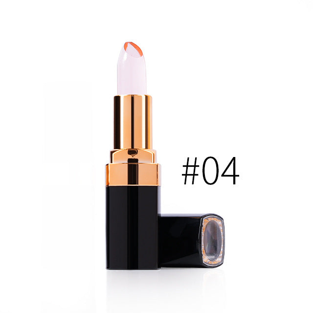 color-changing lipstick spot black gold tube jelly lipstick moisturizing non-stick Cup easy to color