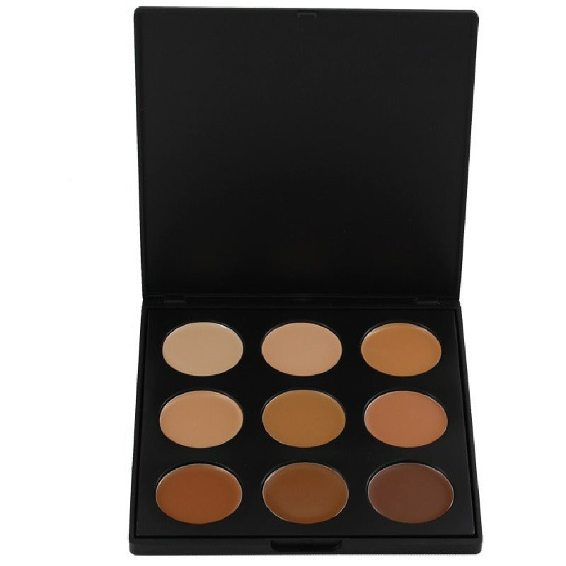 9-color concealer plate decoration brightens skin color to cover acne