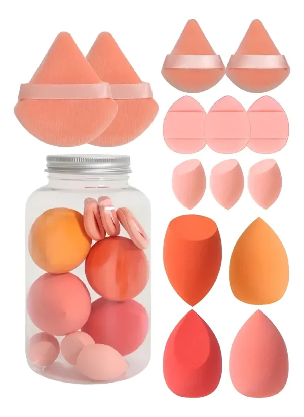 D_NQ_NP_813763-MLM91172857841_082025-F.webp 14 Kit Esponja Maquillaje En Polvo Beauty Blender