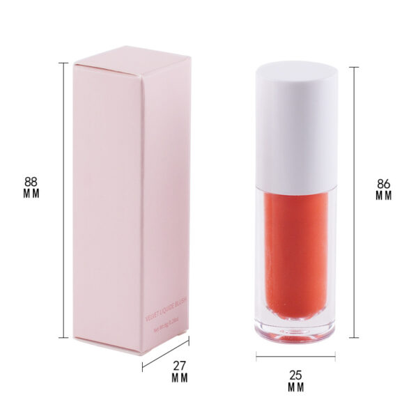 liquid blush monochrome matte cream rouge natural durable small milk tube lip glaze