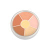 Natural six-color Concealer Light sense repair plate moisturizing non-stuck powder covering acne marks dark circles