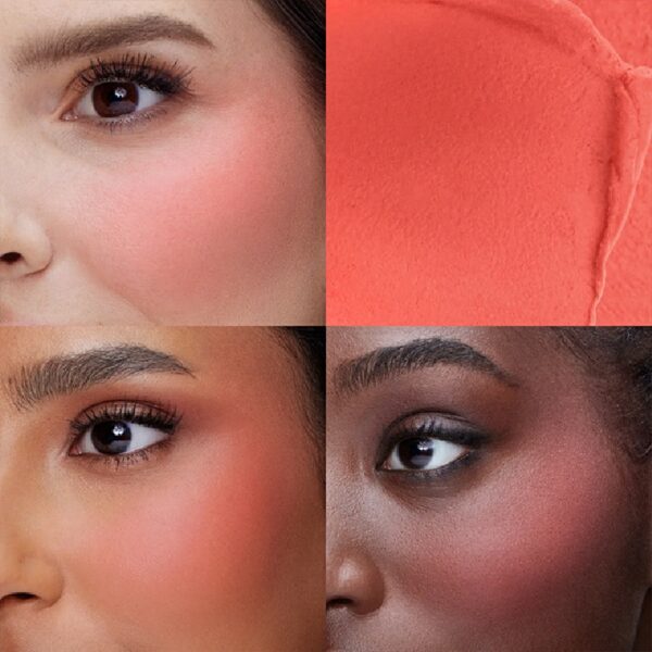 Cross-Border Logo-Free Mini Oval Blush to Brighten the Face, Smudge Highlights, Contour, Light and Fit, Low Saturation