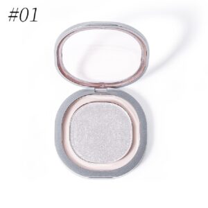 High-Gloss Face Brightening Glitter Fine Glitter Pearlescent Silkworm Contouring Blush Eye Shadow All-In-One Palette #01
